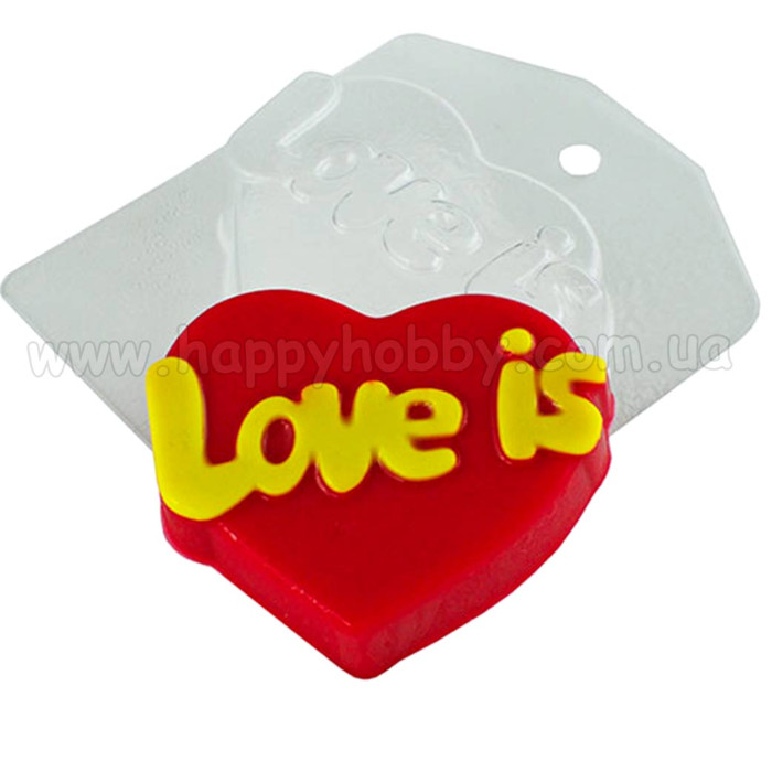 Форма пластикова "Love is"